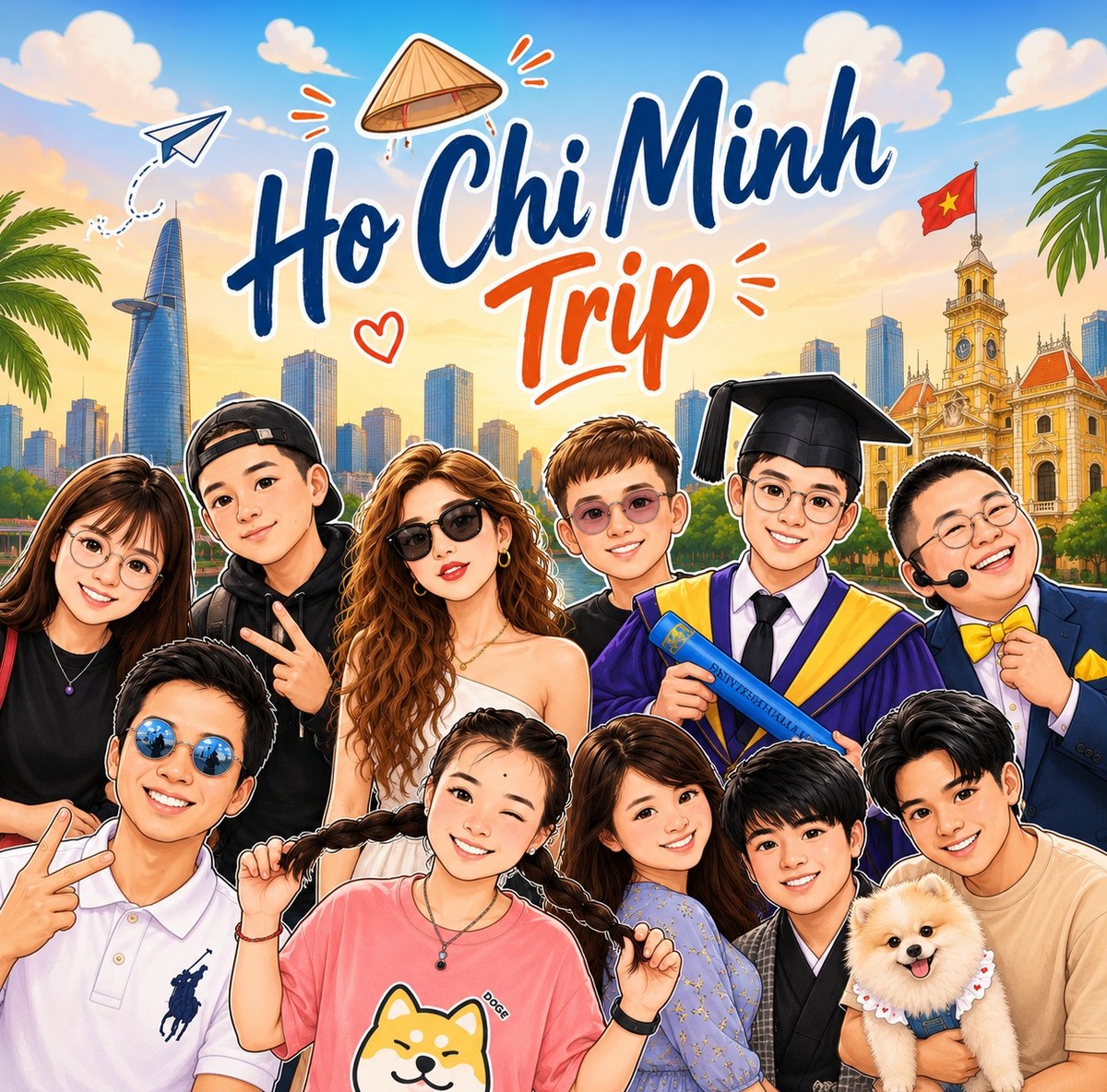 Ho Chi Minh Trip — the group